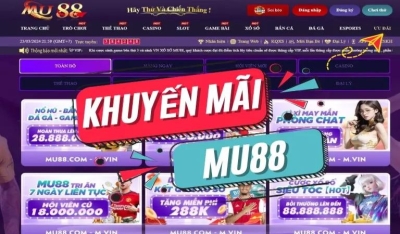 Khuyến mãi MU88 - Hoàn vốn cược casino đến 28.888.888 VND